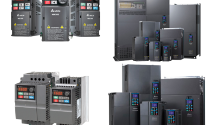 linha completa de inversores de frequência Delta Eletronics