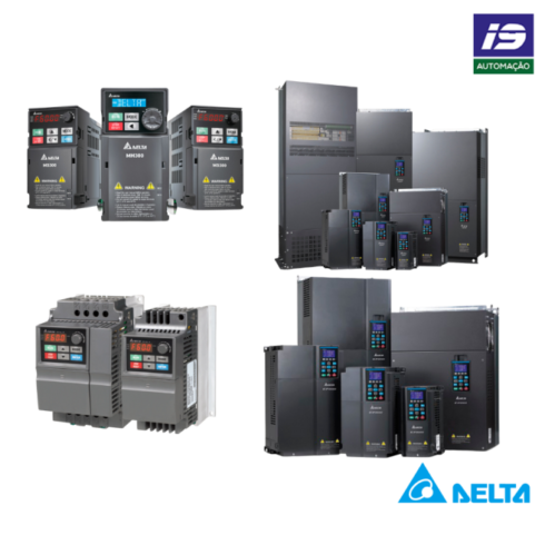 linha completa de inversores de frequência Delta Eletronics