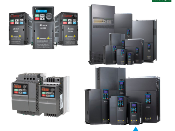 linha completa de inversores de frequência Delta Eletronics